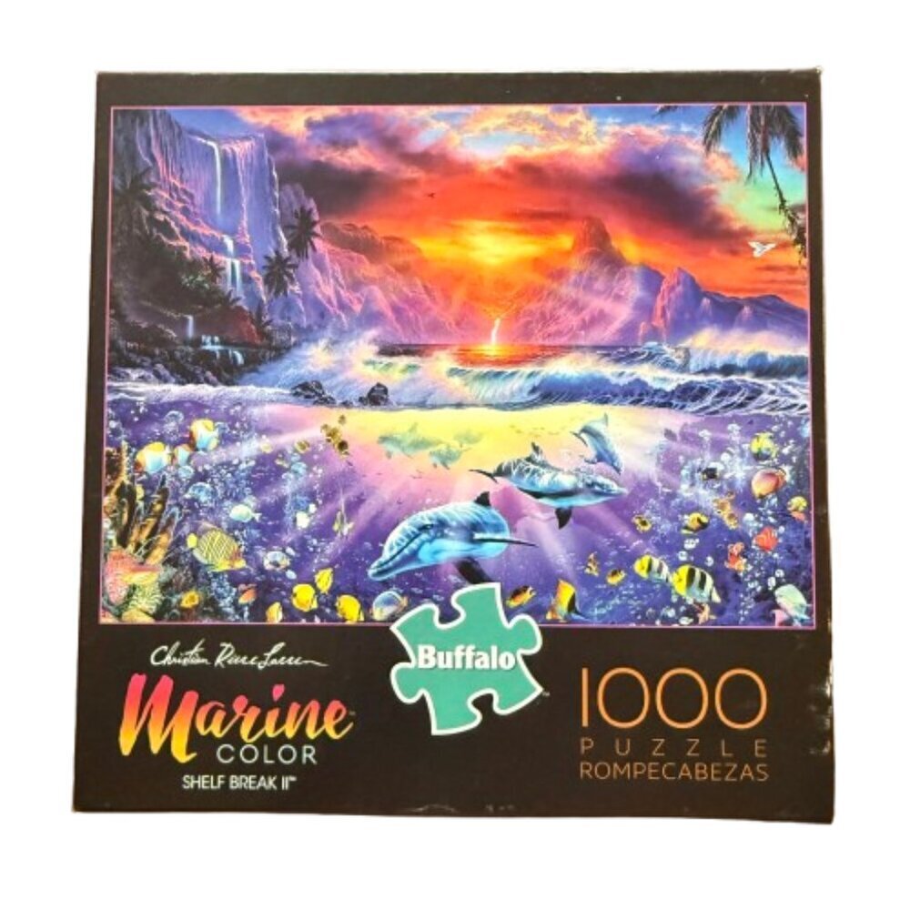 Marine Color Series Puzzle- Shelf Break ll by Christian Riese Lassen